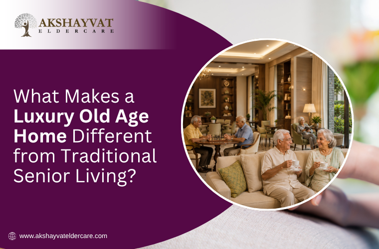 What Makes a Luxury Old Age Home Different from Traditional Senior Living?