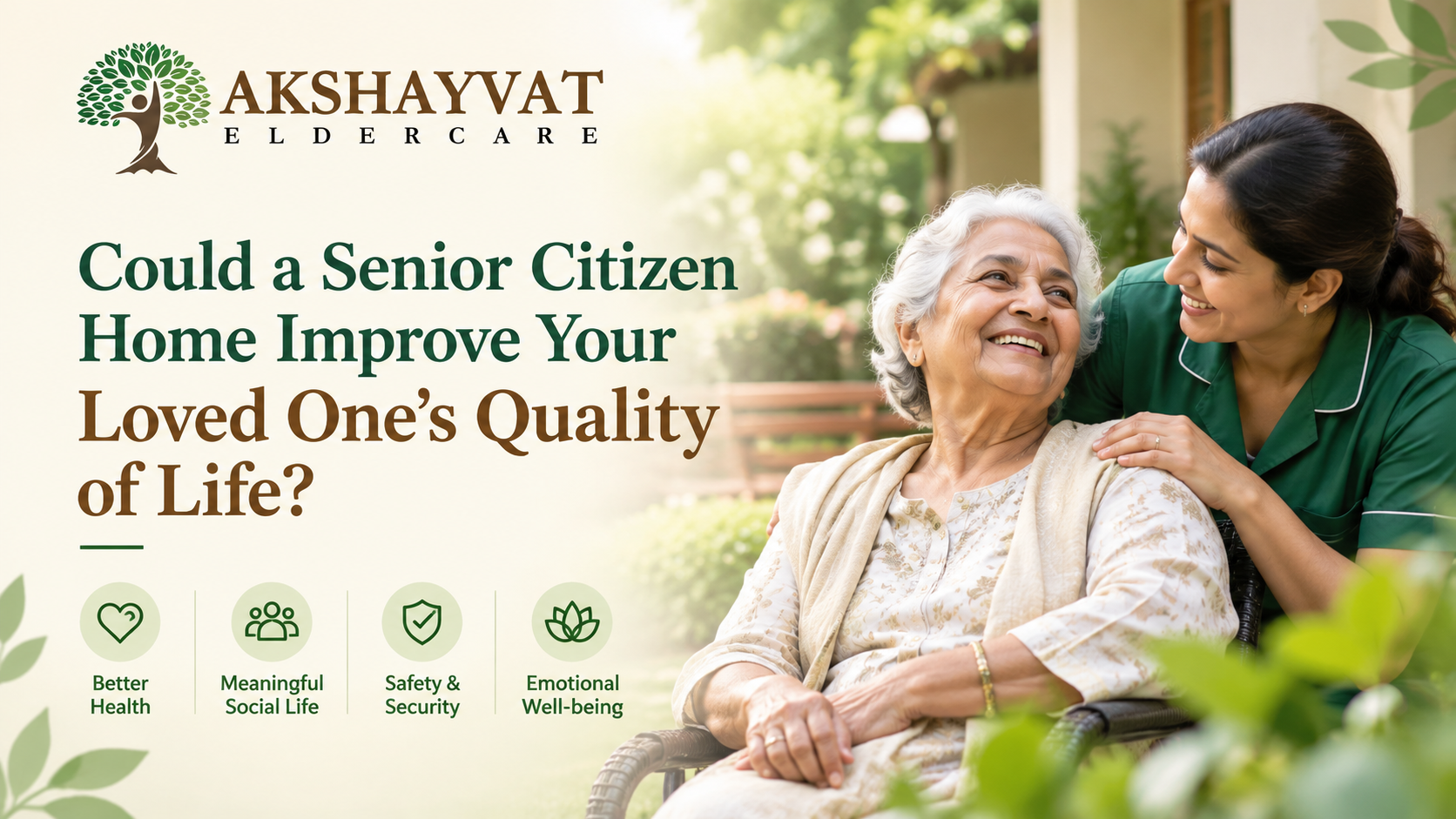 Could a Senior Citizen Home Improve Your Loved One’s Quality of Life?